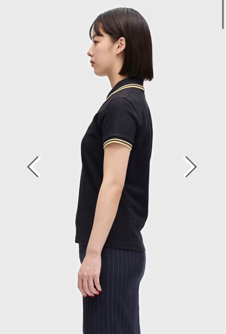 美品　FRED PERRY レディースポロシャツ　G12 ブラック　現行モデル