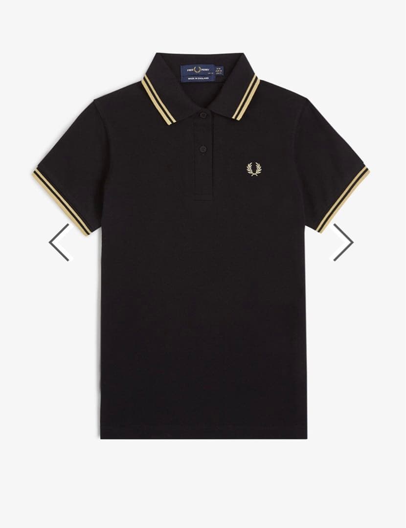 美品　FRED PERRY レディースポロシャツ　G12 ブラック　現行モデル