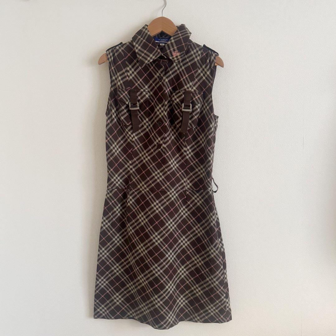 BURBERRY BLUE LABELノースリーブ ワンピース 36