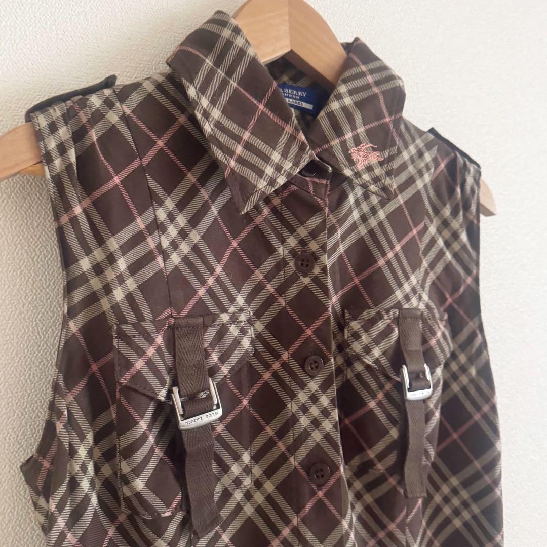 BURBERRY BLUE LABELノースリーブ ワンピース 36