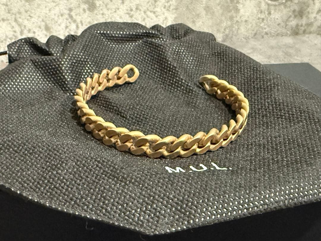 【歳末SALE】M.U.L バングル マットゴールド エムユーエル