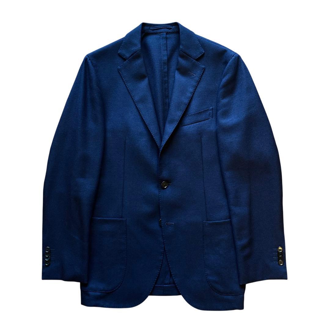 BEAMS F 紺ブレ ネイビージャケット 背抜き 95
