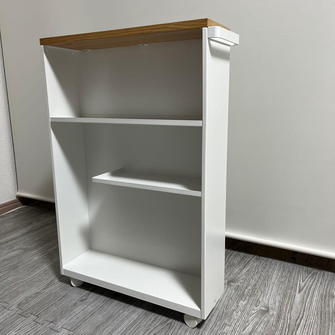 Yamazaki(山崎実業) ハンドル付き　スリム トイレラック　ホワイト