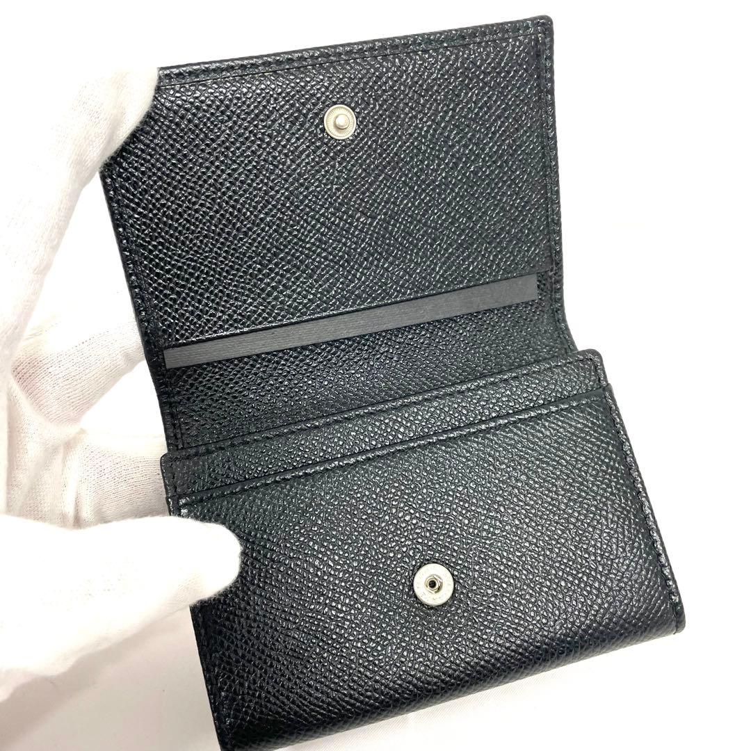 BVLGARI ブルガリ 名刺入れ カードケース レザー ブラック