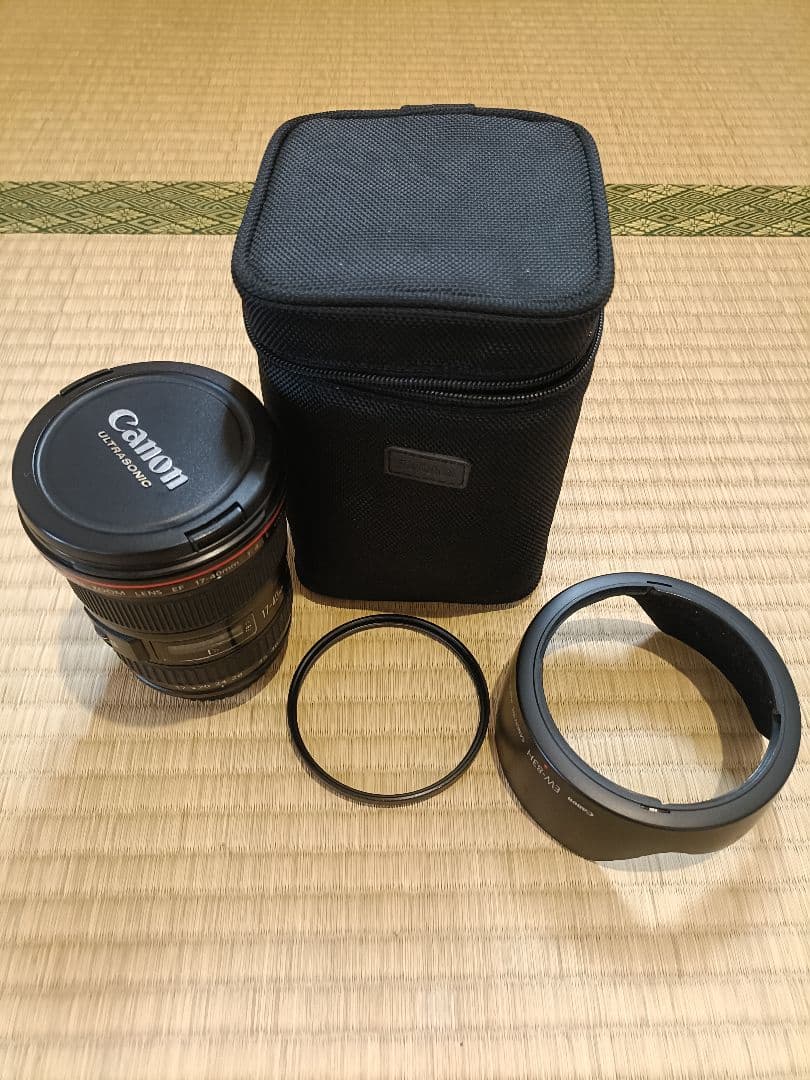 CANON　EF 17-40mm F4L USM フード レンズケース