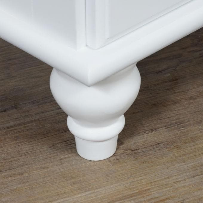 【新品訳あり】幅88cm 3段6杯 チェスト アンティーク風 ホワイト