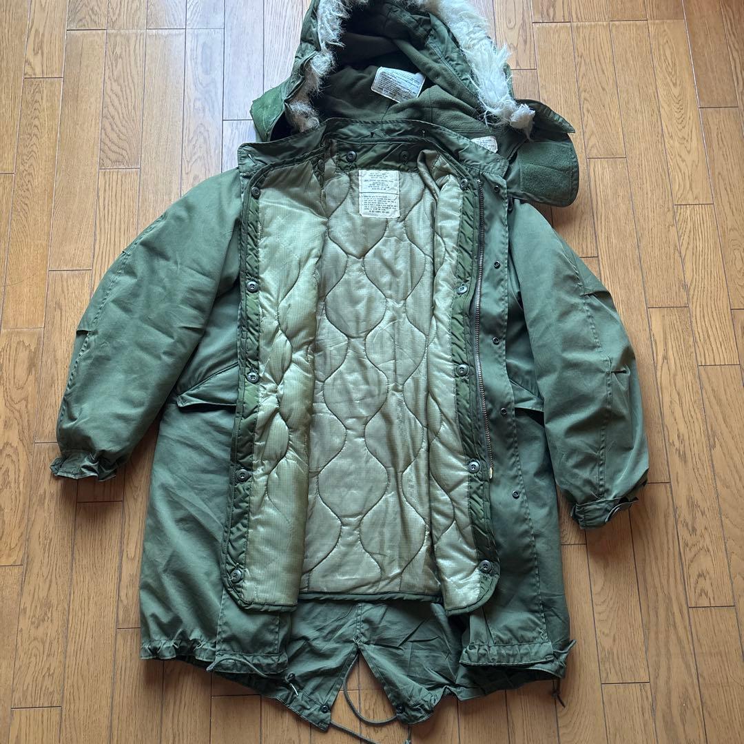 希少　XSサイズ　米軍実物　フルセット　M-65 フィッシュテールパーカー