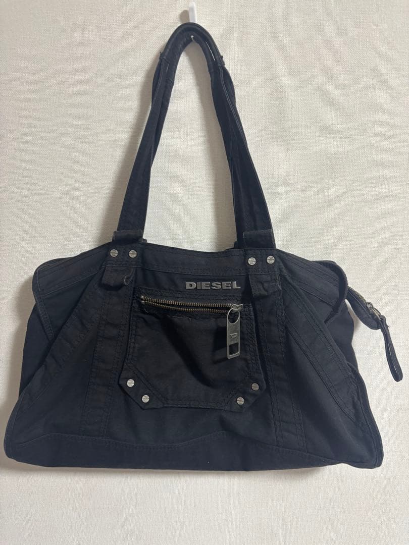 DIESEL ブラック ショルダーバッグ y2k