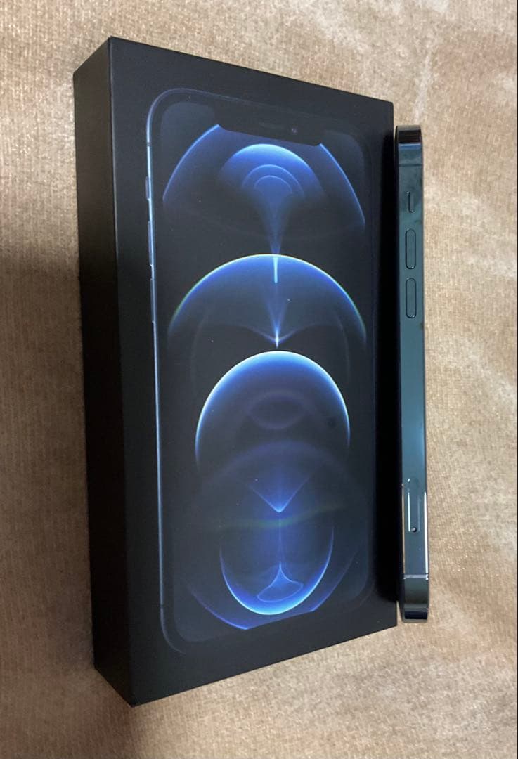 【超美品】箱付iPhone12 Pro 512GBパシフィックブルー