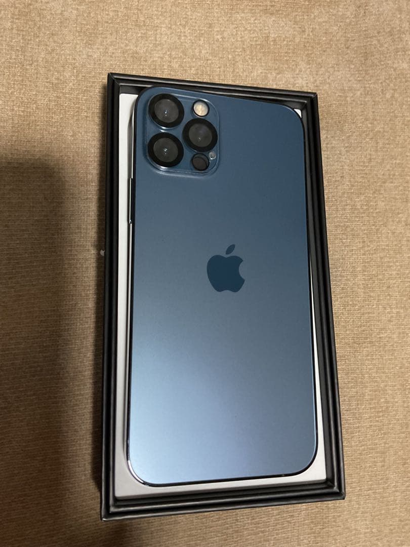 【超美品】箱付iPhone12 Pro 512GBパシフィックブルー
