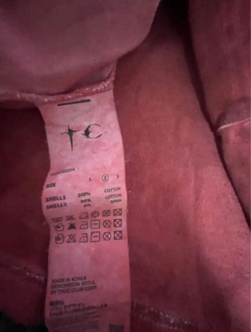 【希少】 thug CLUB サグクラブ ロンTレッド 正規品（即日発送可能）