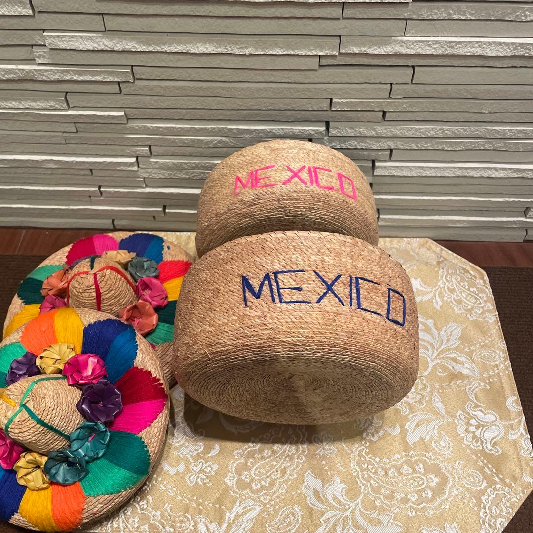 メキシコ　トルティーヤ保存籠　2個セット