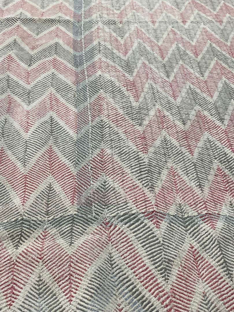 ヴィンテージカンタキルト　ロホリ　レア　インド　ノクシカタ　高級　手仕事