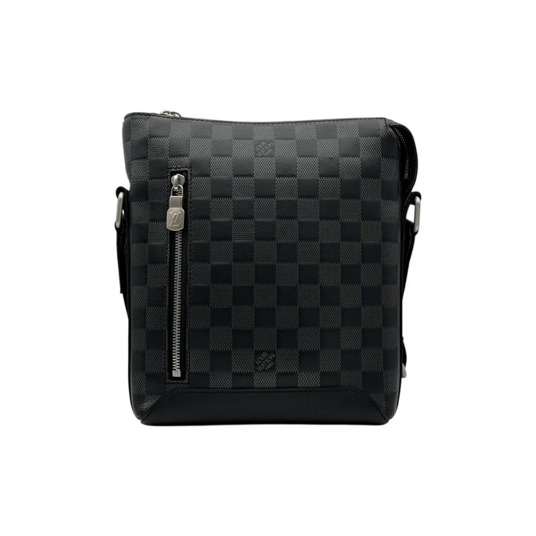 【極美品】ルイヴィトン ダミエアンフィニ ディスカバリーメッセンジャーPPM 黒