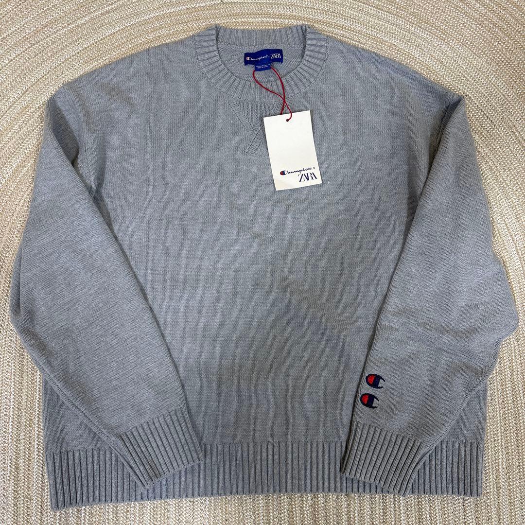【完売品】Champion × ZARA セーター グレー XL