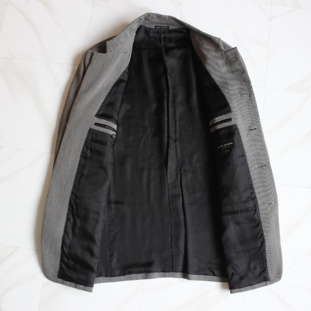 MEN'S TENORAS マオカラー スリーピーススーツ グレー XL