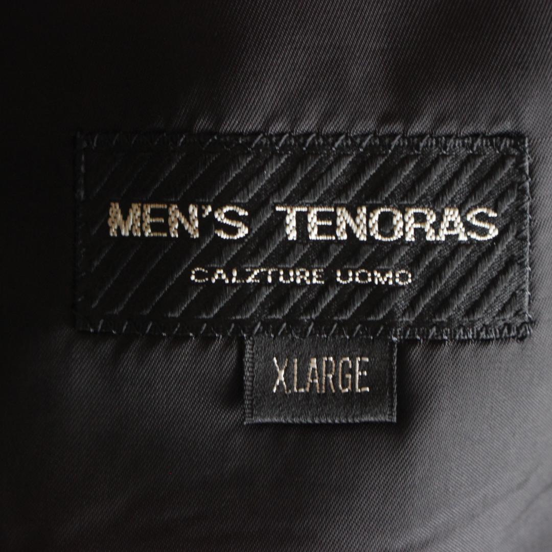 MEN'S TENORAS マオカラー スリーピーススーツ グレー XL