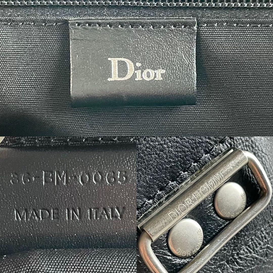 美品 ディオールオム エディ期 05AW グラム期 2way ドラムバッグ 黒