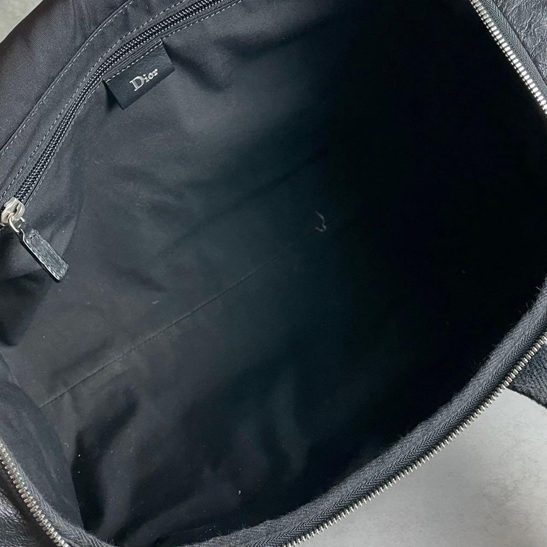 美品 ディオールオム エディ期 05AW グラム期 2way ドラムバッグ 黒