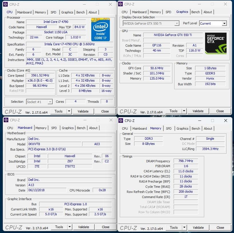 爆速!XPS8700/i7-4770 SSD+HDD/無線/office2021