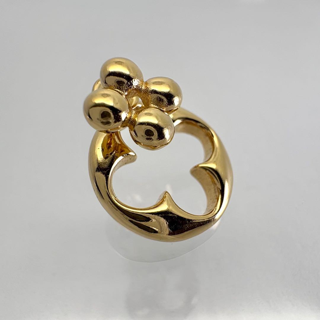 LOUIS VUITTON ピアス LVフラワーグラム ブックルドレイユ