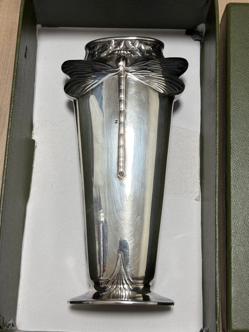 Christofle ドラゴンフライ フラワーベース トンボ