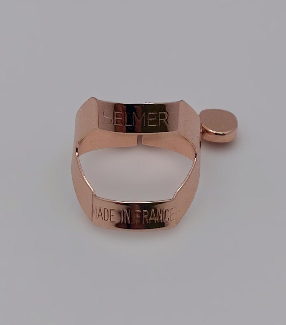 SELMER　ソプラノサックス リガチャー　ピンクゴールド