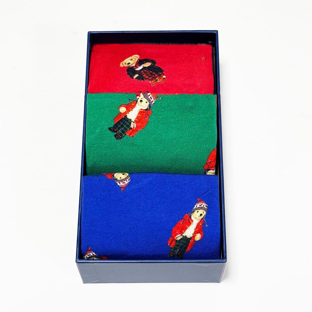 ■POLO/ポロラルフローレン ポロベアーボクサートランクス3点セットS新品D■