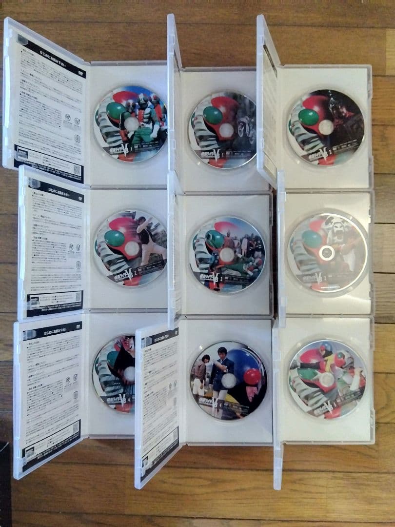 ⭕️最安値⭕️DVD仮面ライダーV3全9巻セット 非レンタル品