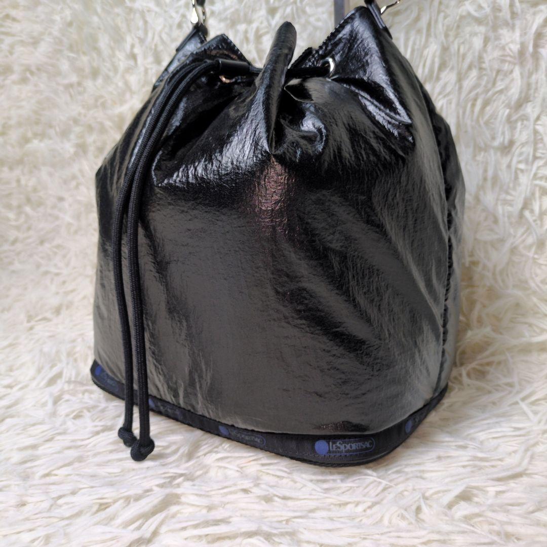 【希少/入手困難】レスポートサック MED DRAWSTRINGBAG ブラック