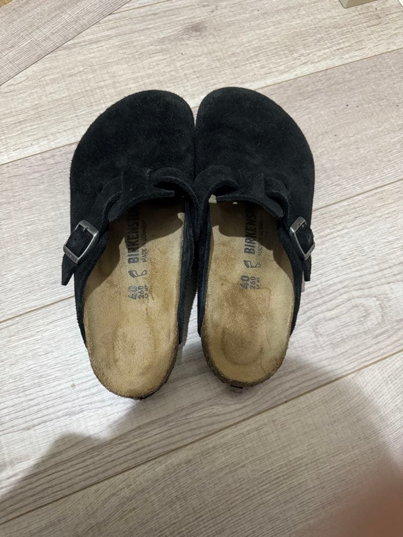 ビルケンシュトック ボストン ブラック 40 26.0cm