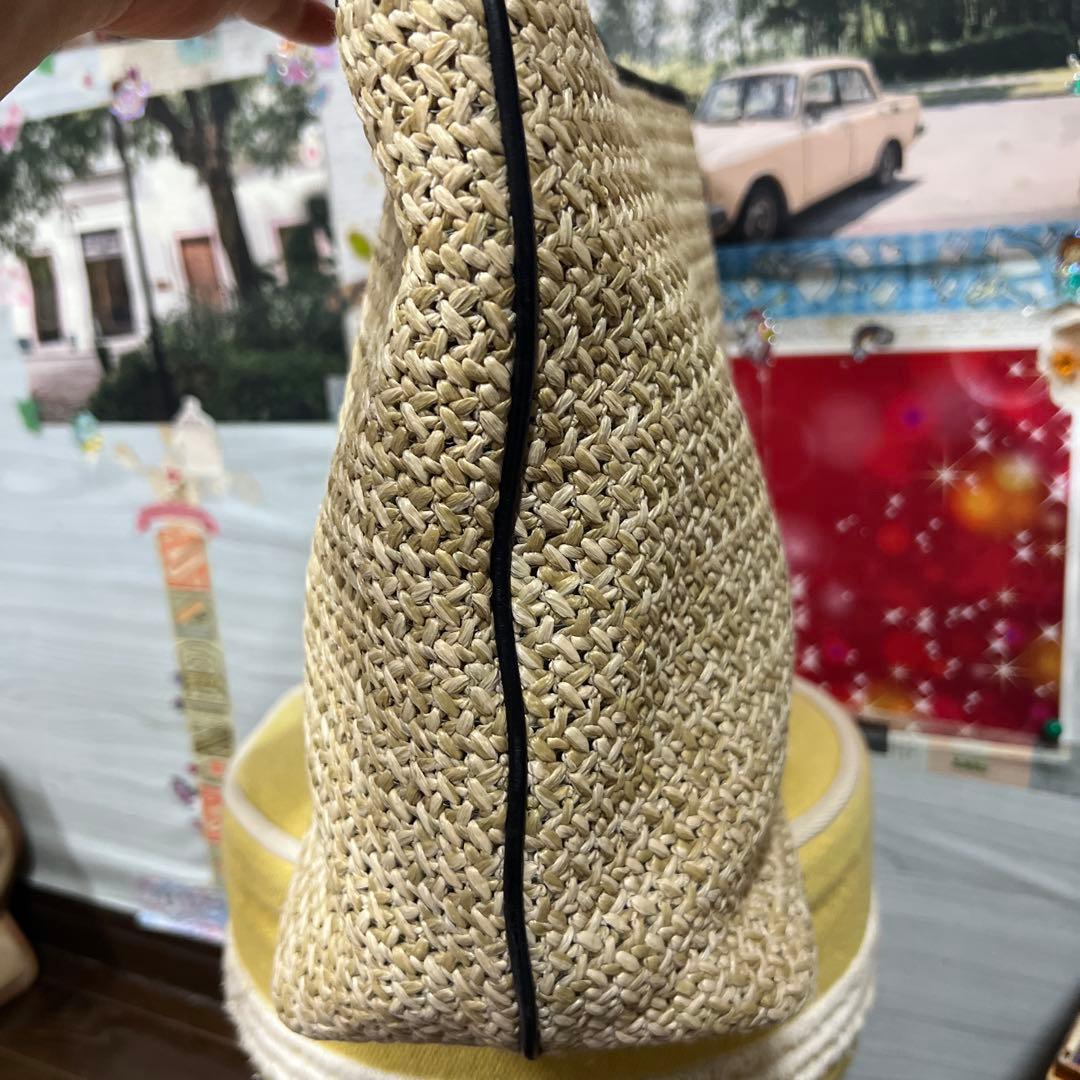 31日のみ感謝バーゲン☆kate spade リボン付きかごバッグ