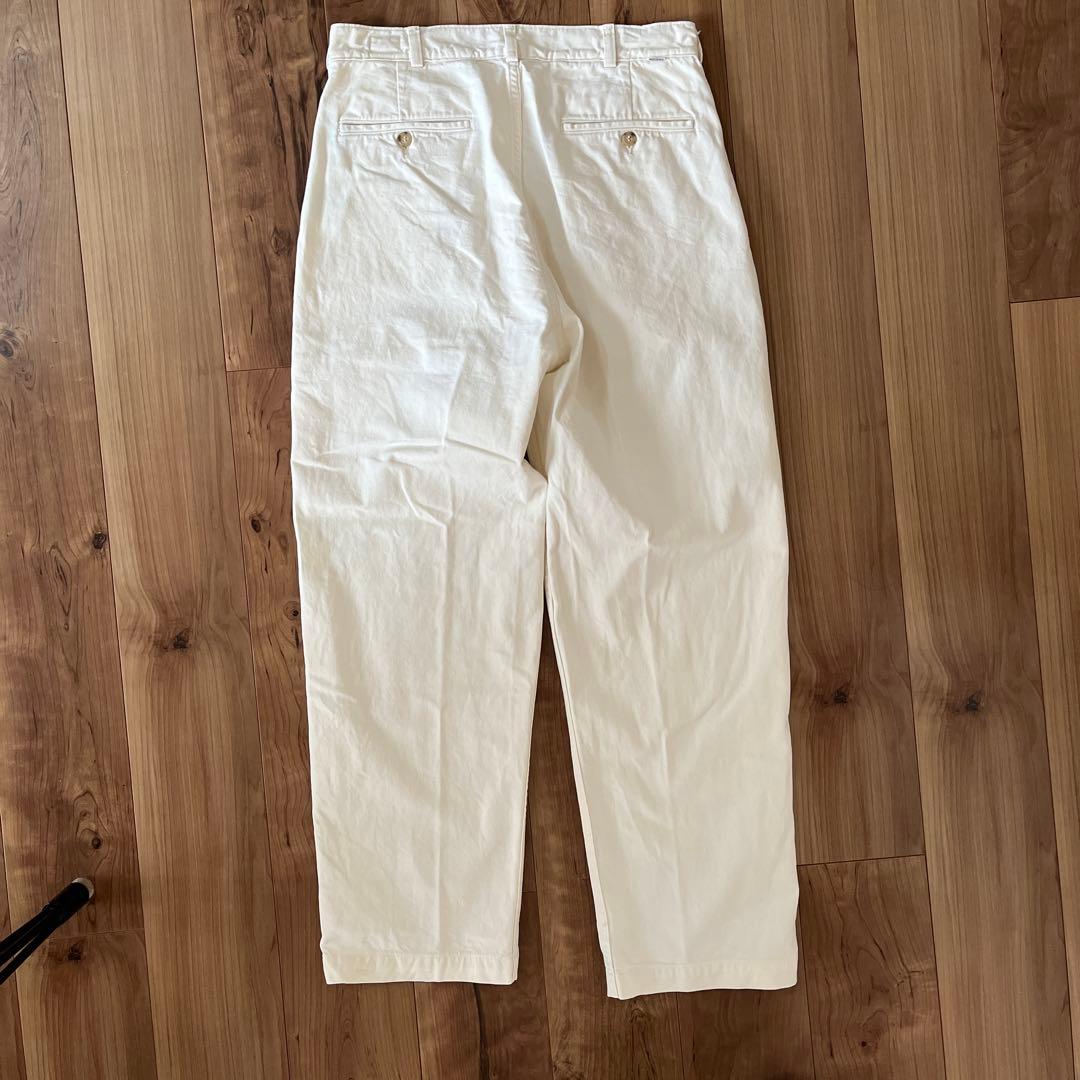 orslow オアスロウ　ツータックワイドトラウザーパンツ