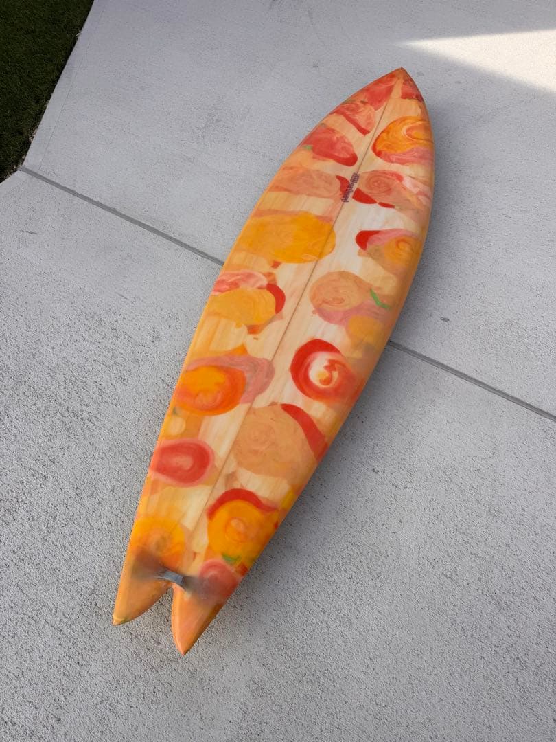 発送可能 xenosurfboard ミッドクワッド　7.1/2