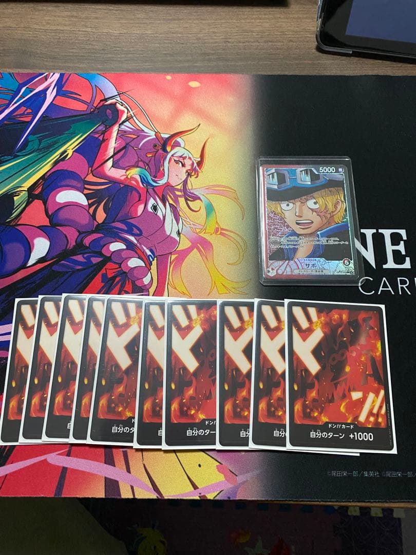 ワンピースカードゲーム　赤黒サボ　デッキ