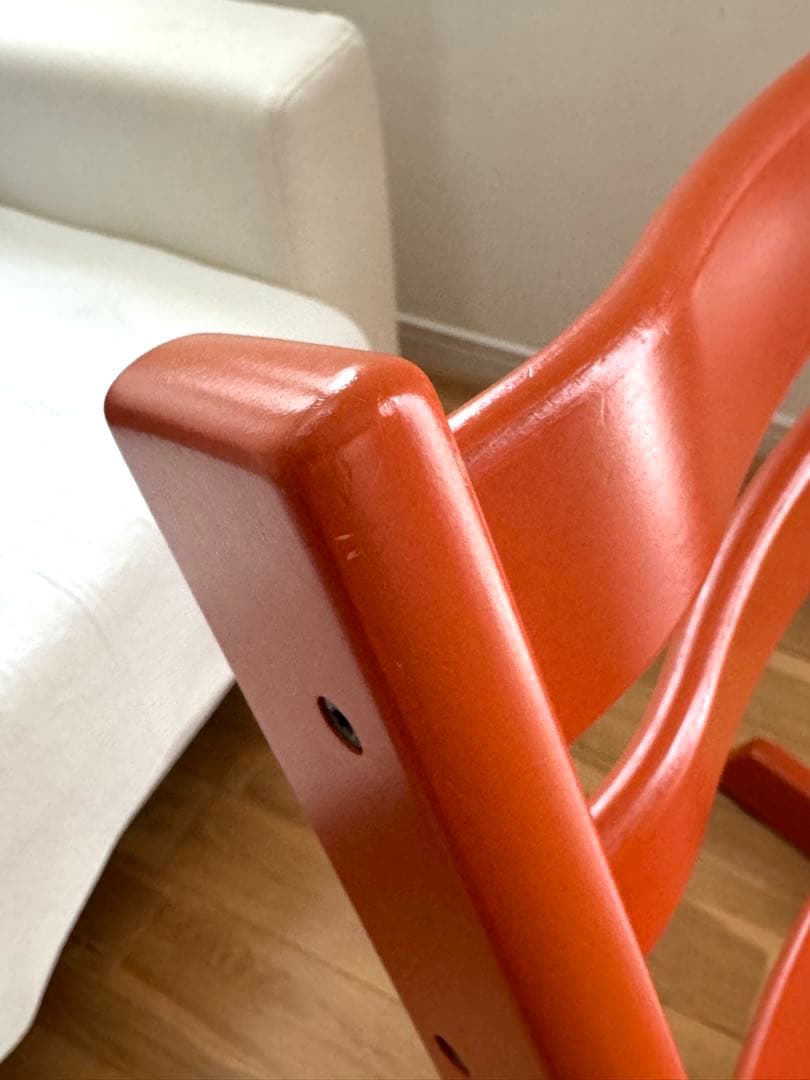 STOKKE ストッケ トリップトラップ ベビーチェア シリアル6 オレンジ色