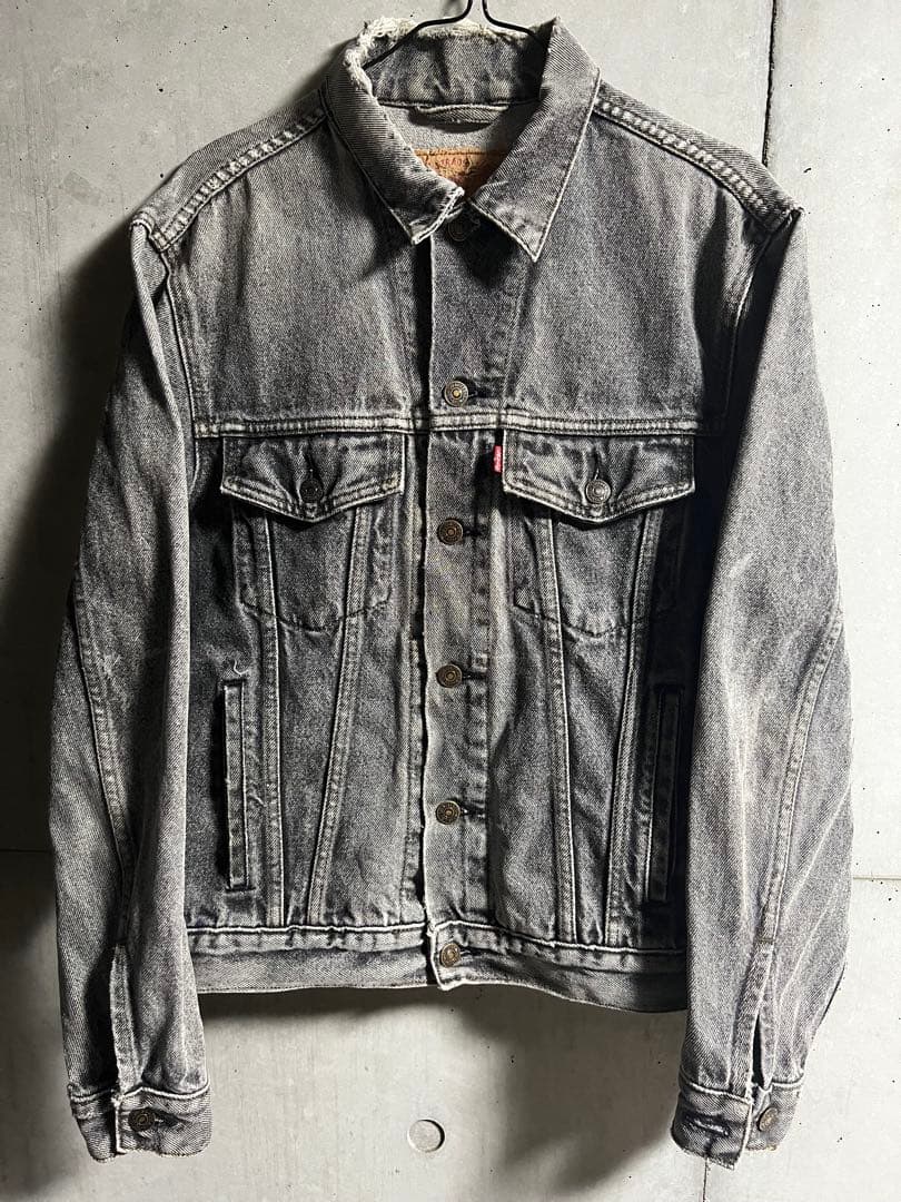 Y*O様 90s ヴィンテージ Levi's ブラック デニムジャケットリーバイ
