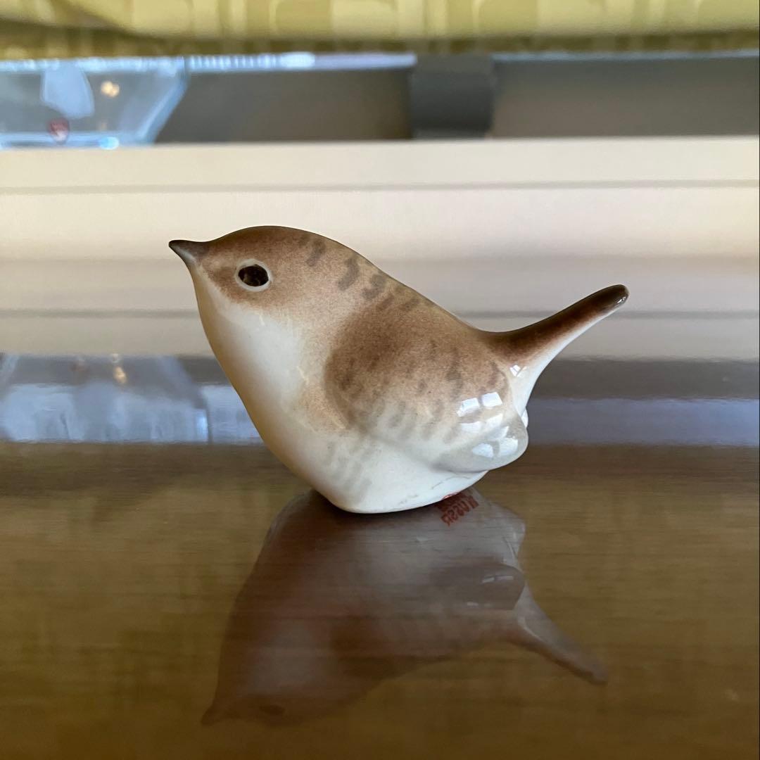 ロモノーソフ　フィギュリン　フィギュア　ミソサザイ　Made in USSR