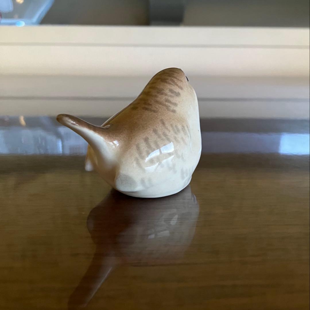 ロモノーソフ　フィギュリン　フィギュア　ミソサザイ　Made in USSR