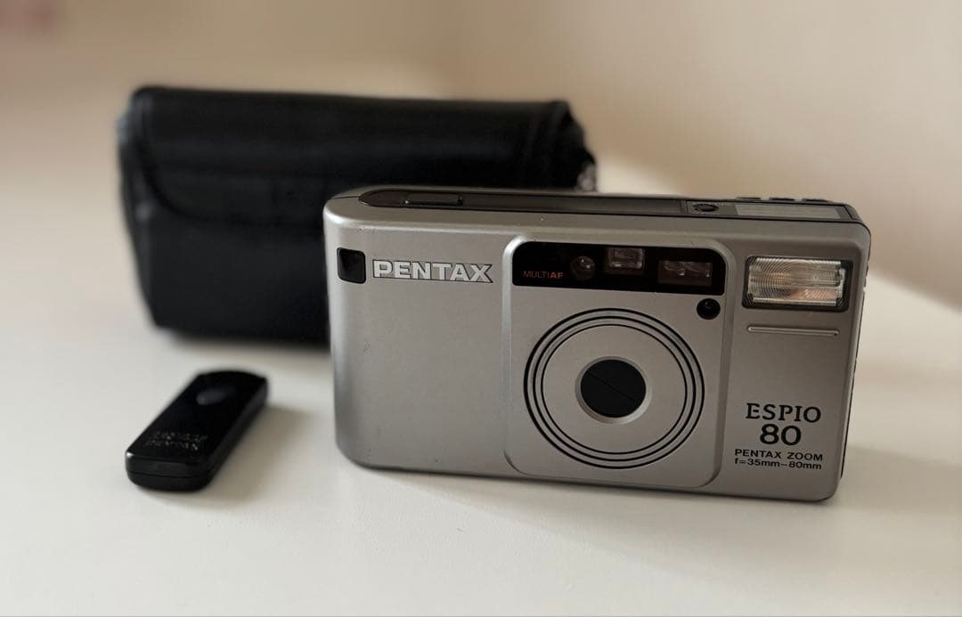 PENTAX ESPIO 80 フィルムカメラ ケース付き　動作確認済み
