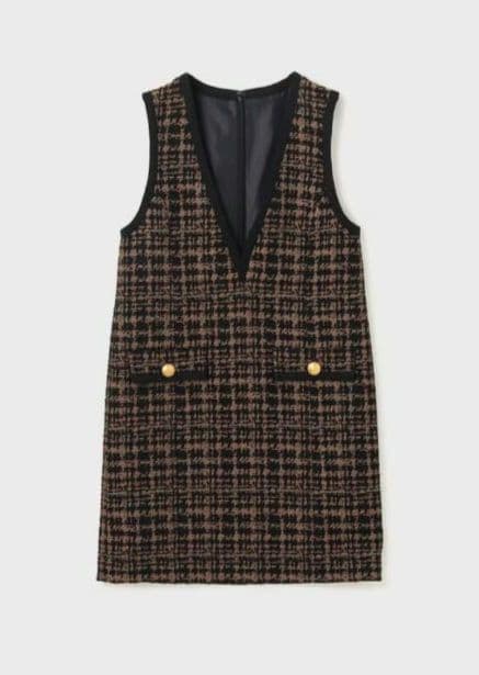 グレースコンチネンタル　チドリツイードワンピース