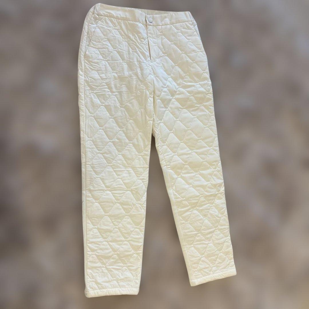 新品未使用】23区ゴルフ M 冬最強防寒パンツ キルティング テーパードパンツ