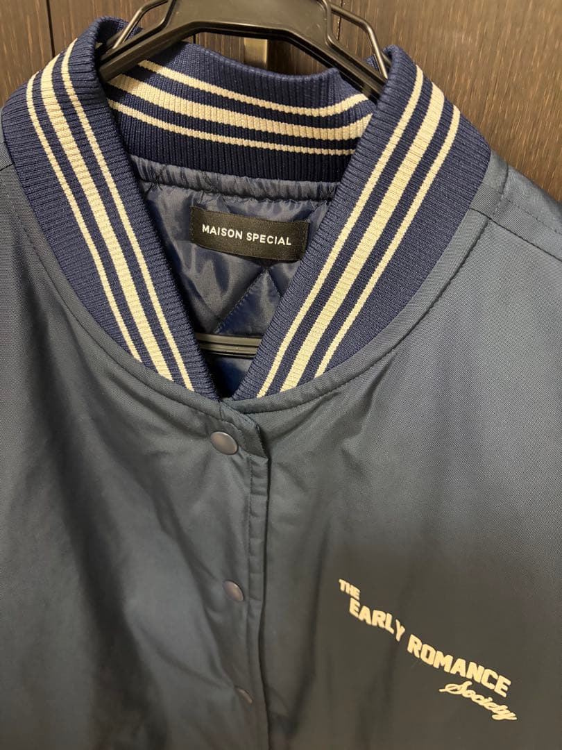 MAISON SPECIAL ネイビー ジャンパー