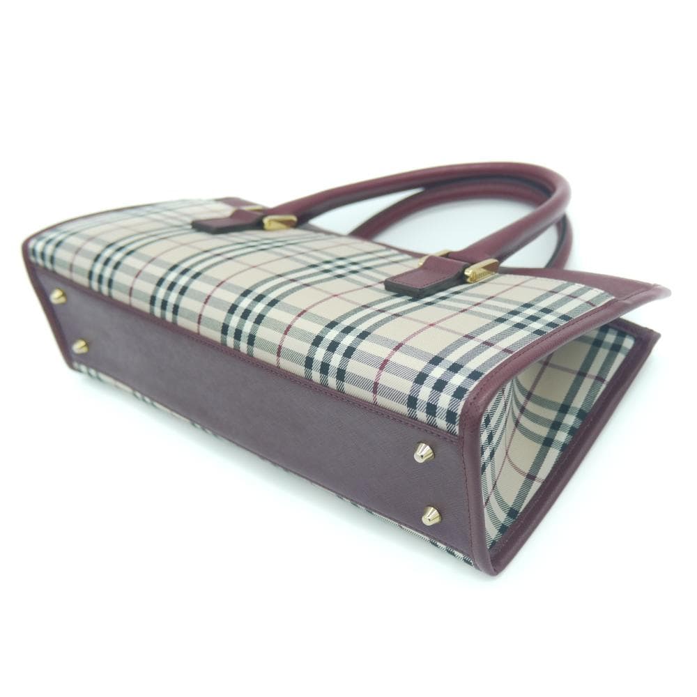 BURBERRY バーバリー ノバチェック柄 ハンドバッグ Y03581