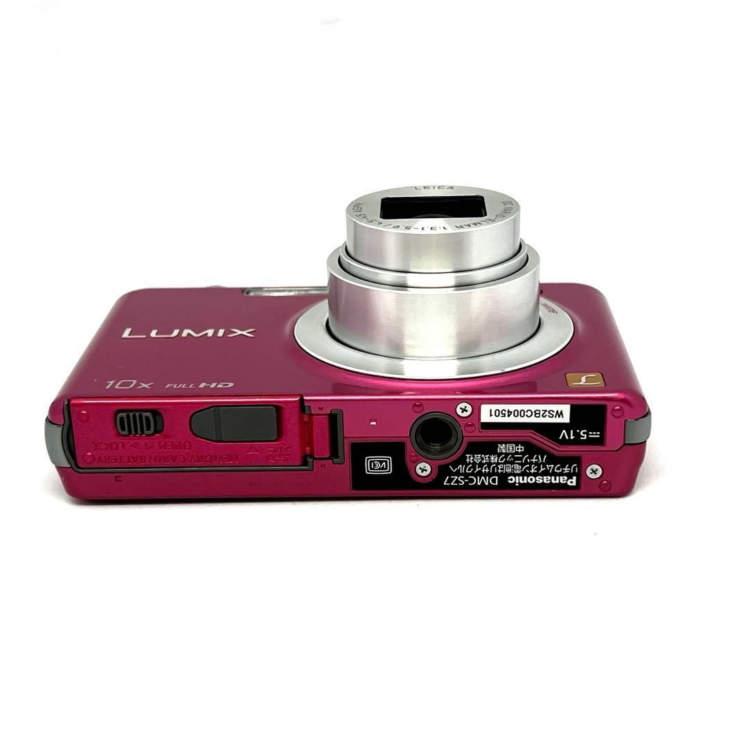 Panasonic LUMIX DMC-SZ7 ピンク バッテリー 充電 セット
