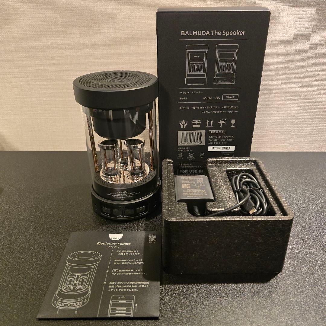 【新品未使用BALMUDA】 The Speaker M01A-BK ブラック