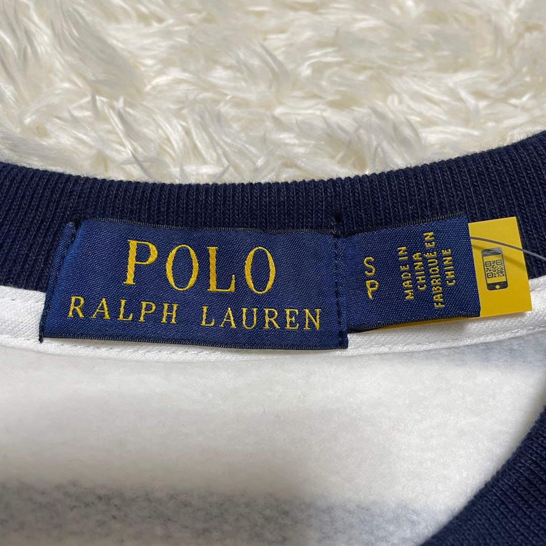 ポロ ラルフ ローレン　ストライプ　ポロベア フリース スウェットシャツ