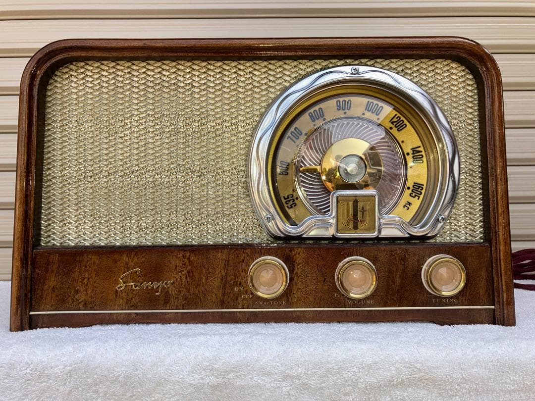 保証1カ月サンヨー真空管ラジオSS-148ラジオの王様\