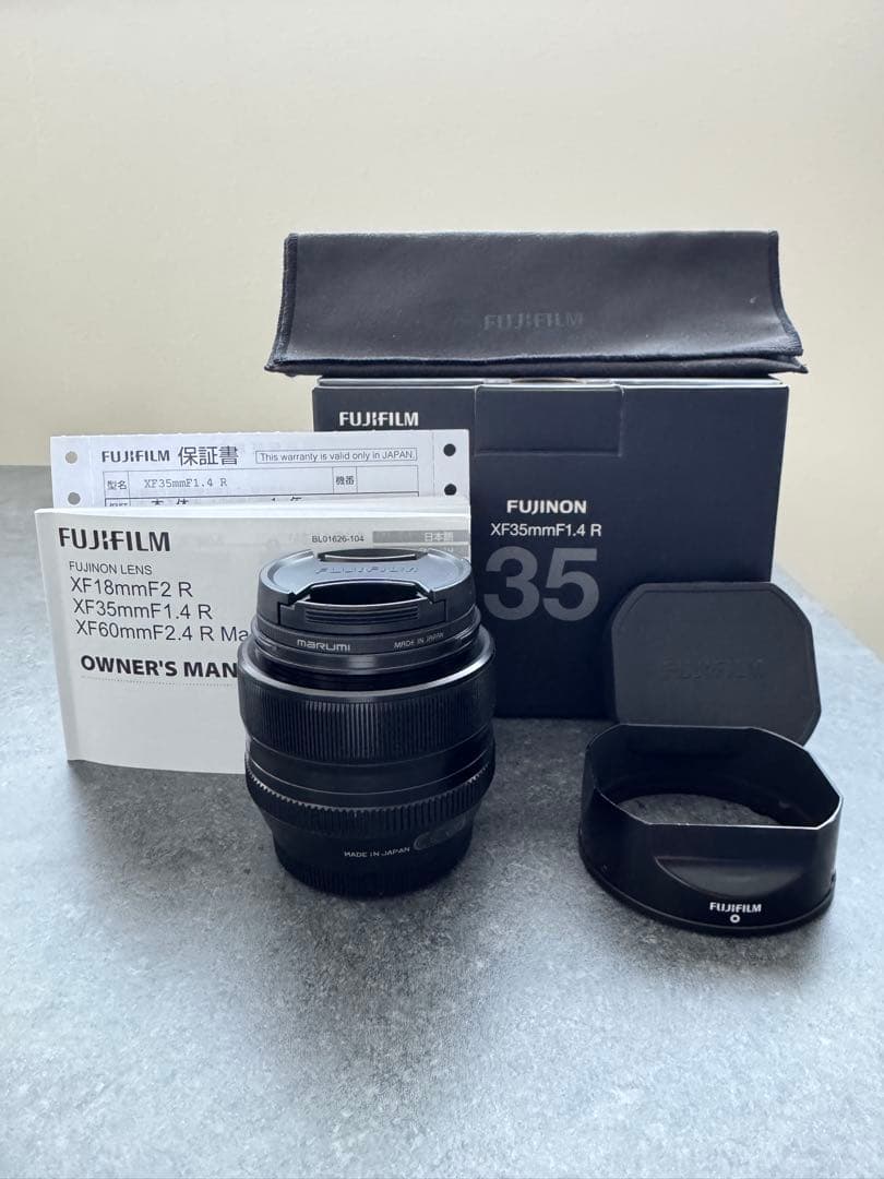 Fujifilm XF35mmF1.4 R レンズ