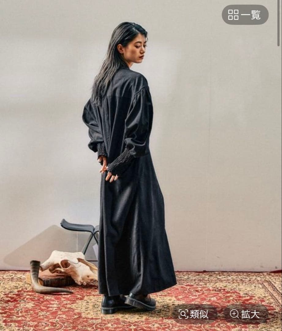 最新作　［MODE NORM CORE］マトンスリーブマキシワンピース